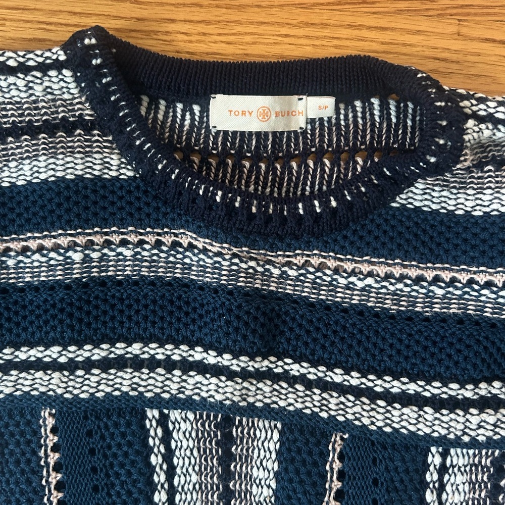 Tory Burch crocheted Knit Sleeveless Top